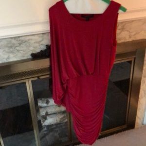 Gorgeous Valentine Red BCBG one shoulder dress, worn once ❤️